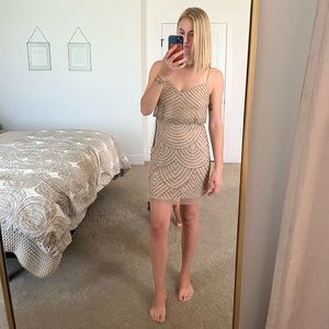 NWT Adrianna Papell beaded mini dress SO CUTE
